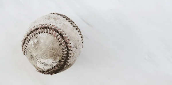 Közelről Baseball Labda Sport Koncepció — Stock Fotó
