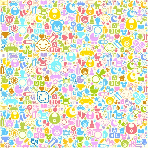 Baby background — Stock Vector