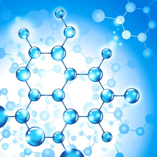 Hintergrund dna-Molekül — Stockvektor