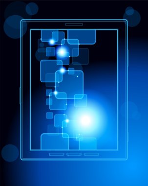 değmek perde tablet düğmeleri
