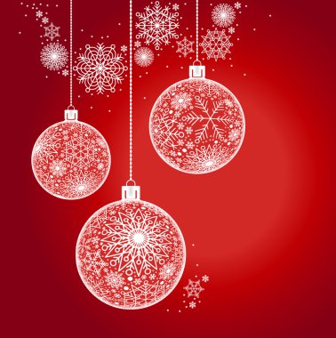 Noel ball kırmızı