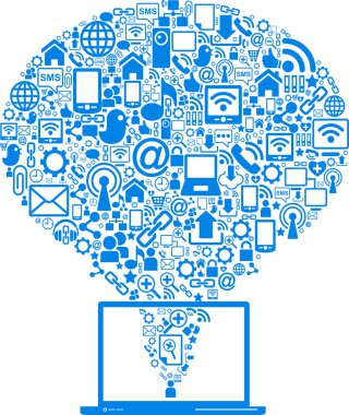 bilgisayar ve internet simgeler