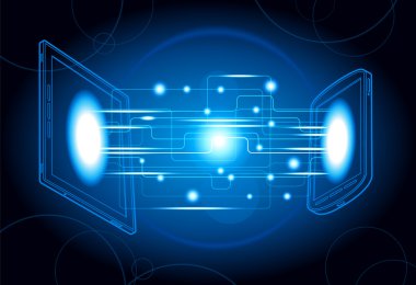 telefon ve tablet arasında bağlantı