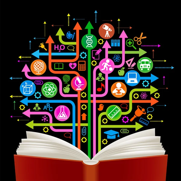 kitap ve eğitim simgeler