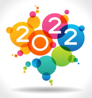 Vektör 2022 Mutlu yıllar..