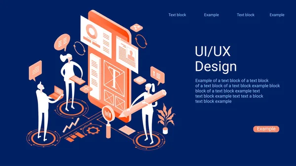 Design Concept Web Page Banner Presentation Инфографика Образы Героев Плоская — стоковый вектор