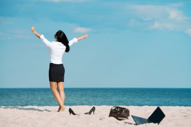 İşyeri dışında - denizde tatil