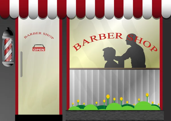 Barber Shop — Stock Vector