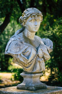 Seville İspanya 28 Eylül 2021 Maria Luisa Parkı, Endülüs Bölgesi 'nin başkenti ve sembolik şehri Sevilla' nın ilk yeşil akciğerlerinden biridir.