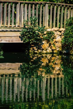 Seville İspanya 28 Eylül 2021 Maria Luisa Parkı, Endülüs Bölgesi 'nin başkenti ve sembolik şehri Sevilla' nın ilk yeşil akciğerlerinden biridir.