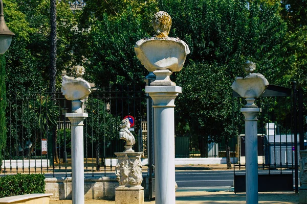 Seville Spanya Eylül 2021 Maria Luisa Parkı Endülüs Bölgesi Nin — Stok fotoğraf