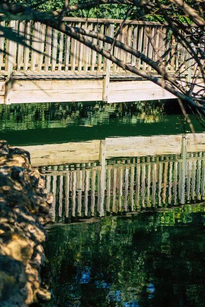 Seville İspanya 28 Eylül 2021 Maria Luisa Parkı, Endülüs Bölgesi 'nin başkenti ve sembolik şehri Sevilla' nın ilk yeşil akciğerlerinden biridir.