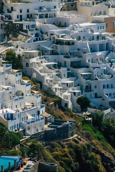 Insel Santorin Fira Griechenland Oktober 2021 Blick Auf Die Stadt — Stockfoto