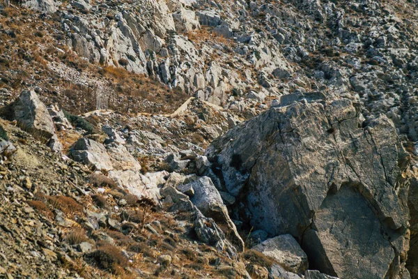 Insel Santorin Perissa Griechenland Oktober 2021 Antiker Thira Wanderweg Auf — Stockfoto