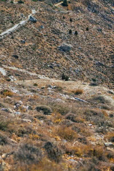 Insel Santorin Perissa Griechenland Oktober 2021 Antiker Thira Wanderweg Auf — Stockfoto