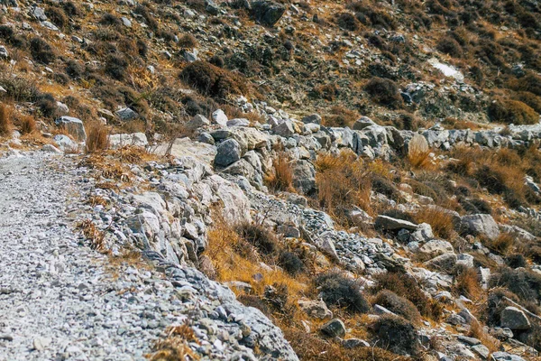 Île Santorin Perissa Grèce Octobre 2021 Ancien Sentier Randonnée Thira — Photo