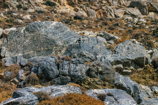 Isola Santorini Perissa Grecia Ottobre 2021 Antico Sentiero Escursionistico Thira — Foto Stock