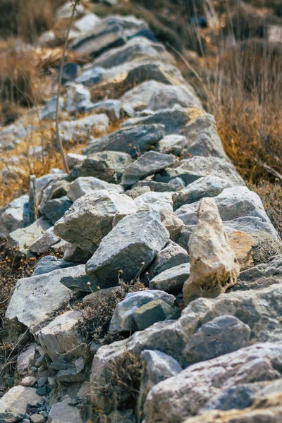 Santorini Island Perissa Greece October 2021 Ancient Thira Hiking Trail — Stock Photo, Image