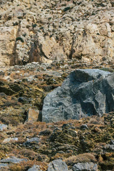 Острів Санторіні Перісса Греція Жовтня 2021 Року Стародавній Тира Подорожує — стокове фото