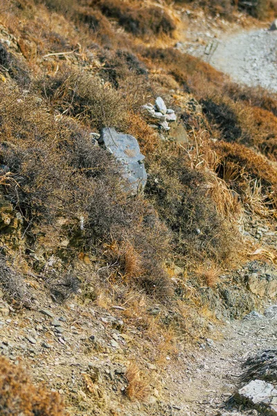 Insel Santorin Perissa Griechenland Oktober 2021 Antiker Thira Wanderweg Auf — Stockfoto