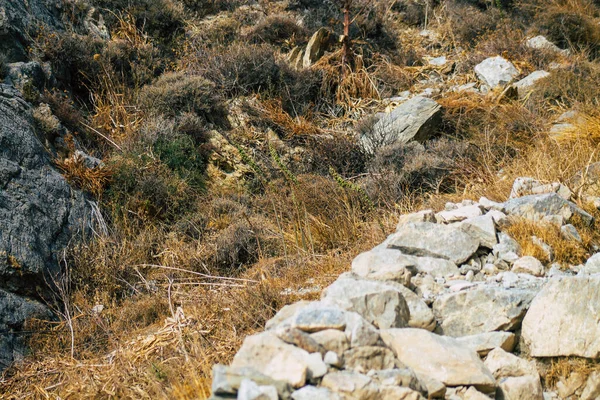 Santorini Island Perissa Greece October 2021 Ancient Thira Hiking Trail — Stock Photo, Image