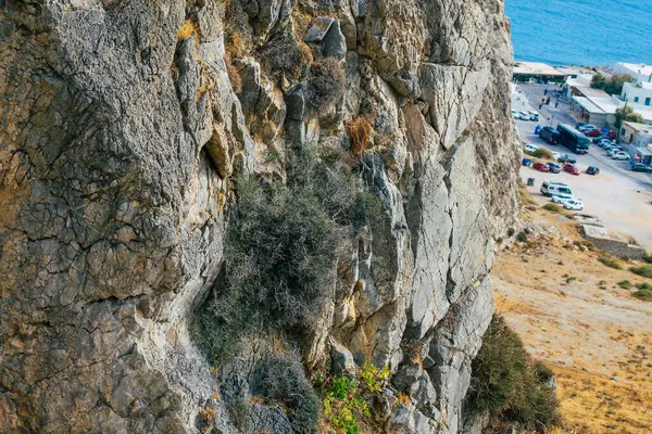 Santorini Island Perissa Griekenland Oktober 2021 Het Oude Thira Wandelpad — Stockfoto