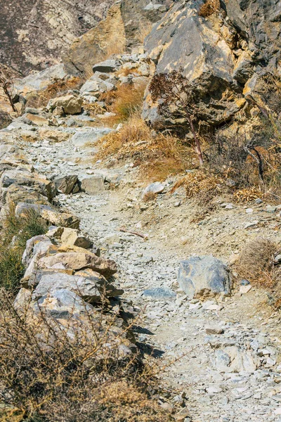 Île Santorin Perissa Grèce Octobre 2021 Ancien Sentier Randonnée Thira — Photo