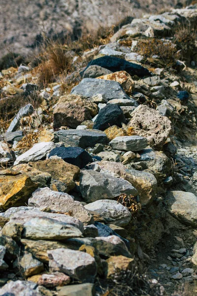 Santorini Island Perissa Greece October 2021 Ancient Thira Hiking Trail — Stock Photo, Image