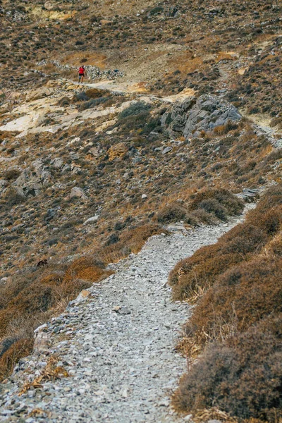 Insel Santorin Perissa Griechenland Oktober 2021 Antiker Thira Wanderweg Auf — Stockfoto