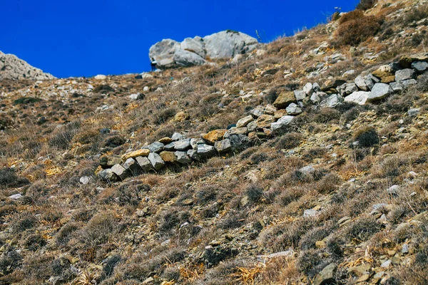 Île Santorin Perissa Grèce Octobre 2021 Ancien Sentier Randonnée Thira — Photo