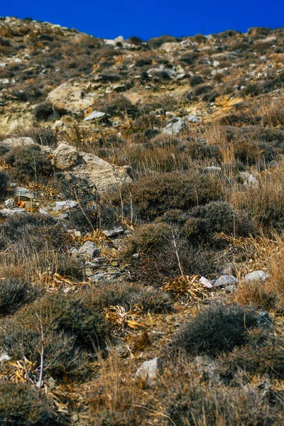 Île Santorin Perissa Grèce Octobre 2021 Ancien Sentier Randonnée Thira — Photo