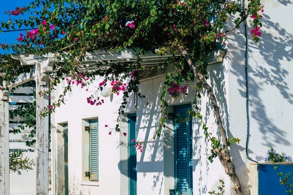 Île Santorin Oia Grèce Octobre 2021 Paysage Urbain Ville Oia — Photo