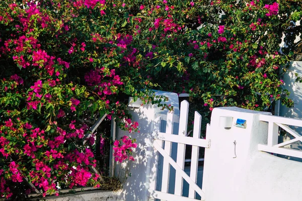 Santorini Island Oia Greece October 2021 Cityscape Town Oia Small — Stock Photo, Image