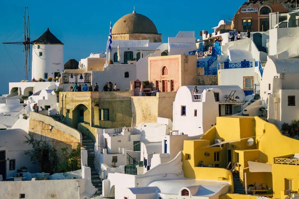 Santorini Island Oia Griekenland Oktober 2021 Stadsgezicht Van Stad Oia — Stockfoto