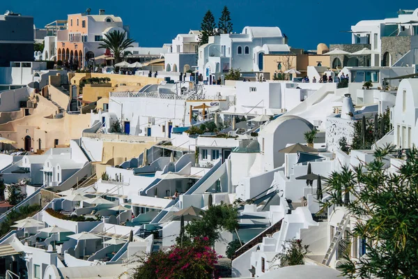 Santorini Oia Grecia Octubre 2021 Paisaje Urbano Ciudad Oia Las —  Fotos de Stock