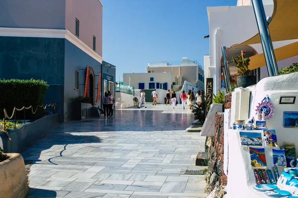 Santorin Oia Grèce Octobre 2021 Paysage Urbain Ville Oia Les — Photo