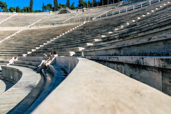 Athen Griechenland November 2021 Touristen Besuchen Das Panathenaic Stadium Das — Stockfoto