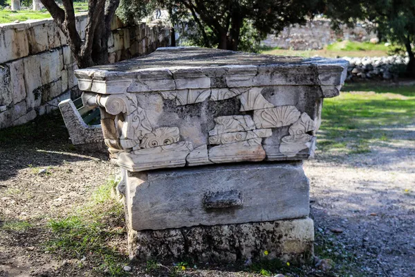 Афіни Греція Листопада 2021 Стародавня Агора Головній Площі Афін Стародавні — стокове фото