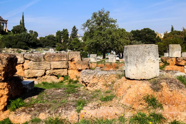 Athènes Grèce Novembre 2021 Ancient Agora Place Principale Athènes Dans — Photo