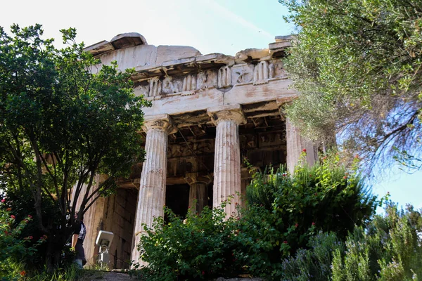 Aten Grekland November 2021 Den Forntida Agoran Det Stora Torget — Stockfoto