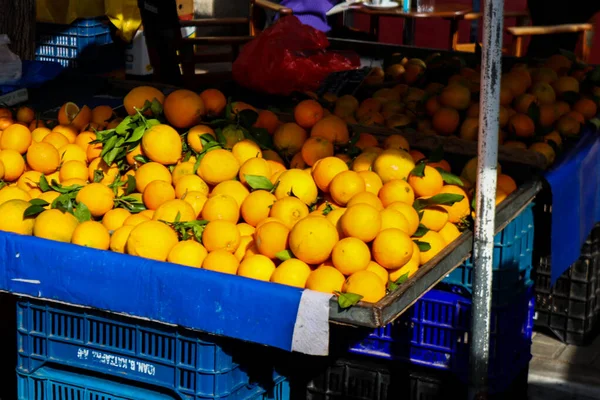 Atenas Grécia Novembro 2021 Mercado Típico Ateniense Rua Kallidromiou Área — Fotografia de Stock