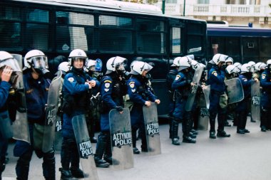 17 Kasım 1973 'te Atina sokaklarındaki askeri cuntaya karşı öğrenci ayaklanmasının anısına