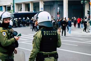 17 Kasım 1973 'te Atina sokaklarındaki askeri cuntaya karşı öğrenci ayaklanmasının anısına
