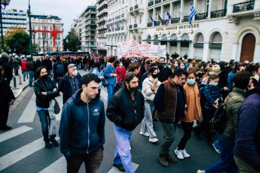 17 Kasım 1973 'te Atina sokaklarındaki askeri cuntaya karşı öğrenci ayaklanmasının anısına
