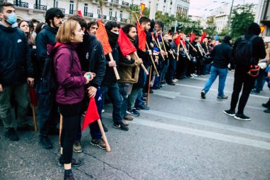 17 Kasım 1973 'te Atina sokaklarındaki askeri cuntaya karşı öğrenci ayaklanmasının anısına