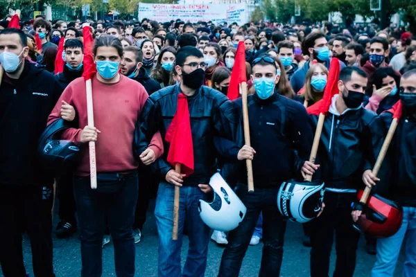 Commémoration Soulèvement Étudiant Novembre 1973 Contre Junte Militaire Dans Les — Photo