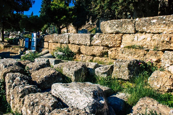 Афины Греция Ноября 2021 Года Акрополь Древняя Цитадель Расположенная Над — стоковое фото