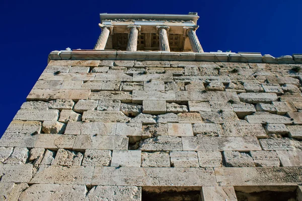 Aten Grekland November 2021 Akropolis Ett Antikt Citadell Som Ligger — Stockfoto