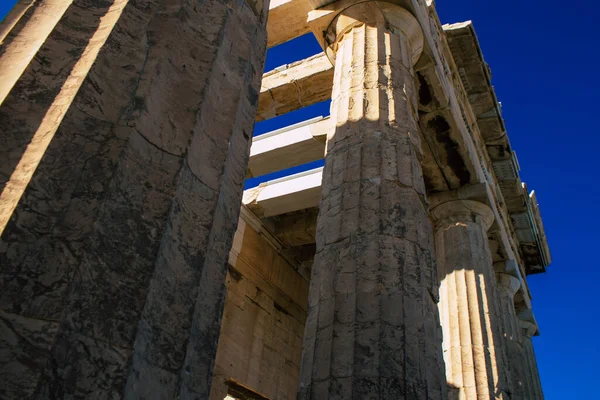 Atina Yunanistan Kasım 2021 Akropol Atina Üzerinde Yer Alan Çok — Stok fotoğraf