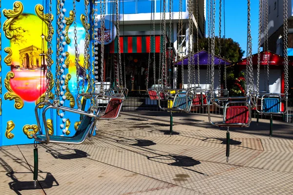 Limassol Chypre Novembre 2021 Festive Christmas Amusement Park Fancy Ornaments — Photo